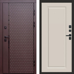 Входная дверь Termo-Door Simple Шоколад - Гранд Слоновая кость