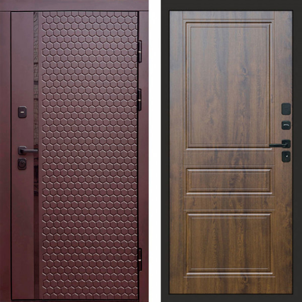 Входная дверь Termo-Door Simple Шоколад - Классика дуб