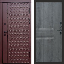 Входная дверь Termo-Door Simple Шоколад - Мастино Бетон темный