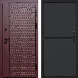 Входная дверь Termo-Door Simple Шоколад - Нео Графит