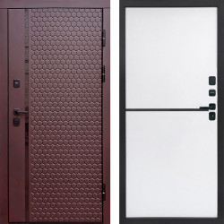 Входная дверь Termo-Door Simple Шоколад - Нео White