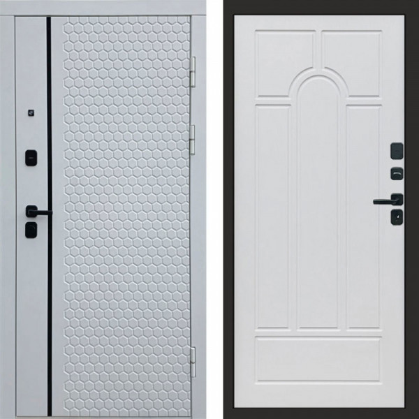 Входная дверь Termo-Door Simple White - Арка белое дерево