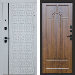 Входная дверь Termo-Door Simple White - Арка дуб