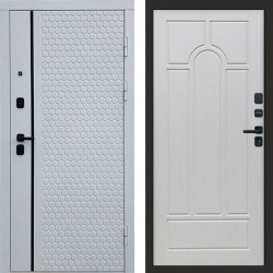 Входная дверь Termo-Door Simple White - Арка лиственница