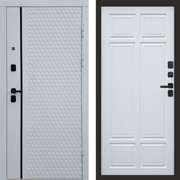 Входная дверь Termo-Door Simple White - Без серии Лиственница премиум