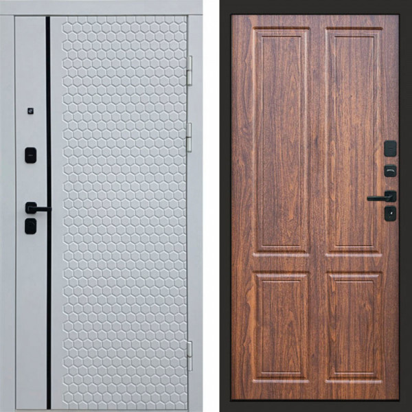 Входная дверь Termo-Door Simple White - Без серии Орех стандарт