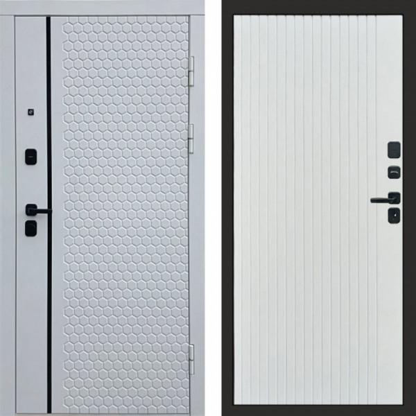 Входная дверь Termo-Door Simple White - Flat Белый софт