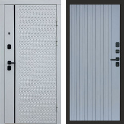 Входная дверь Termo-Door Simple White - Flat Grey софт