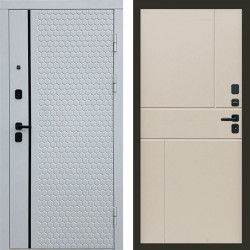 Входная дверь Termo-Door Simple White - Горизонт Слоновая кость