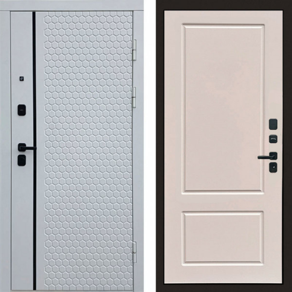 Входная дверь Termo-Door Simple White - Марсель Слоновая кость