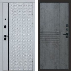 Входная дверь Termo-Door Simple White - Мастино Бетон темный