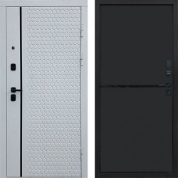 Входная дверь Termo-Door Simple White - Нео Black