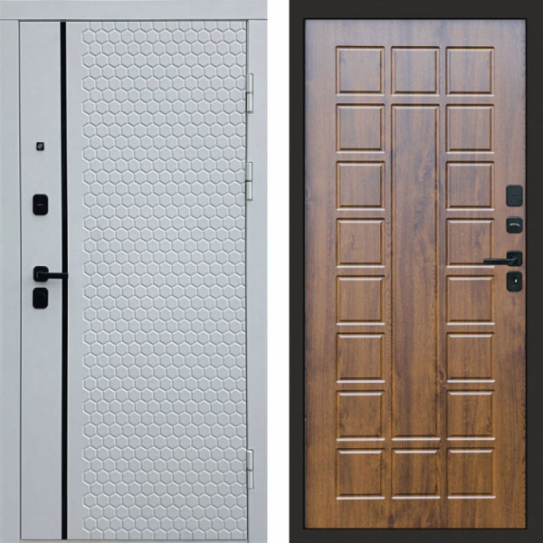 Входная дверь Termo-Door Simple White - Престиж дуб