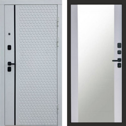 Входная дверь Termo-Door Simple White - Зеркало белый софт