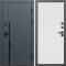 Входная дверь Termo-Door Сплит Графит - Флэт Белый софт