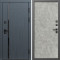 Входная дверь Termo-Door Сплит Графит - Горизонт бетон светлый