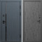 Входная дверь Termo-Door Сплит Графит - Горизонт бетон темный