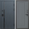 Входная дверь Termo-Door Сплит Графит - Гранд Grey софт