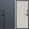 Входная дверь Termo-Door Сплит Графит - Гранд Слоновая кость