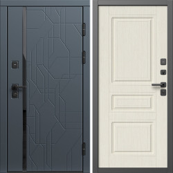 Входная дверь Termo-Door Сплит Графит - Классика лиственница