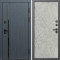 Входная дверь Termo-Door Сплит Графит - Лучи бетон светлый