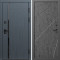 Входная дверь Termo-Door Сплит Графит - Лучи бетон темный