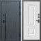 Входная дверь Termo-Door Сплит Графит - Мадрид Белый софт