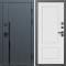 Входная дверь Termo-Door Сплит Графит - Марсель Белый софт