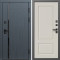 Входная дверь Termo-Door Сплит Графит - Марсель Слоновая кость