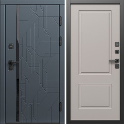 Входная дверь Termo-Door Сплит Графит - Нео Классика Капучино