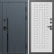 Входная дверь Termo-Door Сплит Графит - Престиж белое дерево