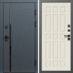 Входная дверь Termo-Door Сплит Графит - Спарта лиственница