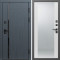 Входная дверь Termo-Door Сплит Графит - Зеркало белый софт