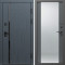 Входная дверь Termo-Door Сплит Графит - Зеркало Grey Софт