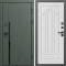 Входная дверь Termo-Door Сплит Грин - Арка белое дерево
