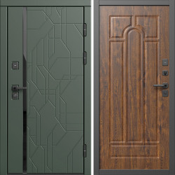 Входная дверь Termo-Door Сплит Грин - Арка дуб
