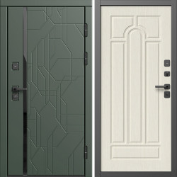 Входная дверь Termo-Door Сплит Грин - Арка лиственница