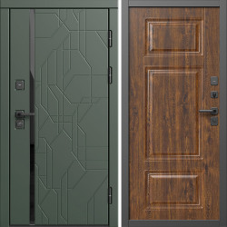 Входная дверь Termo-Door Сплит Грин - Лион Дуб