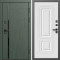 Входная дверь Termo-Door Сплит Грин - Мадрид Белый софт