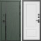 Входная дверь Termo-Door Сплит Грин - Марсель Белый софт