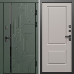 Входная дверь Termo-Door Сплит Грин - Нео Классика Капучино