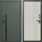 Входная дверь Termo-Door Сплит Грин - Страйп Слоновая Кость