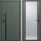 Входная дверь Termo-Door Сплит Грин - Зеркало бетон темный