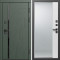 Входная дверь Termo-Door Сплит Грин - Зеркало Фацет Белый софт
