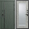 Входная дверь Termo-Door Сплит Грин - Зеркало Триумф бетон светлый