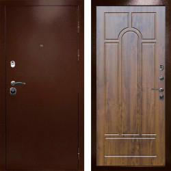 Входная дверь Termo-Door Техно Медь Антик - Арка дуб