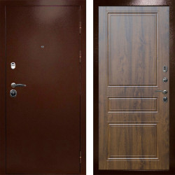 Входная дверь Termo-Door Техно Медь Антик - Классика дуб