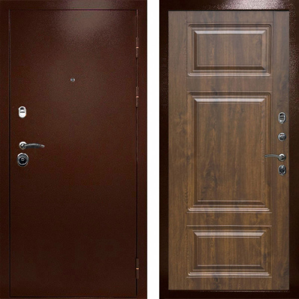 Входная дверь Termo-Door Техно Медь Антик - Лион Дуб