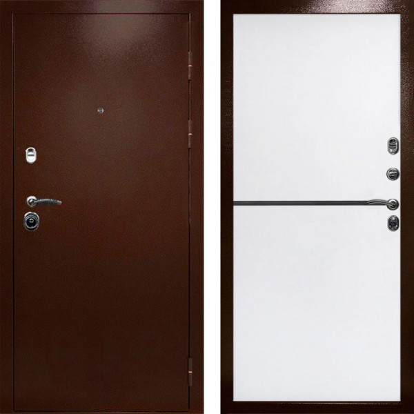 Входная дверь Termo-Door Техно Медь Антик - Нео White