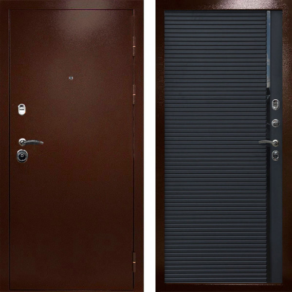 Входная дверь Termo-Door Техно Медь Антик - Porte black